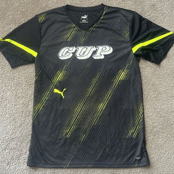 Rare! Puma Cup Black and Yellow Graphic Jersey! - Picture 5 of 7